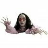 Haunted Hill Farm 63 in. Animatronic Crawler, Indoor/Outdoor Halloween Decor, Flashing Red Eyes, Crawling