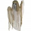 Haunted Hill Farm 47 in. Animatronic Bride, Indoor/Outdoor Halloween Decor, Light-up White Eyes, Poseable