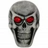Haunted Hill Farm 1.7 ft. Skeleton Skull, Red Eyes, Battery-Operated Halloween Decor for Indoor/Outdoor Use, HHDHSKULL-5LS