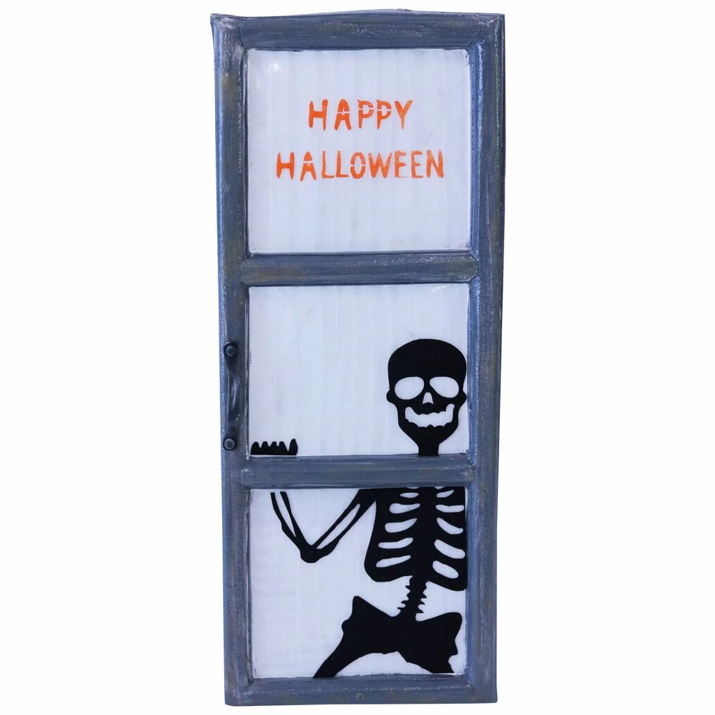 Haunted Hill Farm 2.25 ft. Skeleton Behind Window Light-Up, Indoor/Outdoor Halloween Decoration, HHDWNDW-2S 1 Haunted Hill Farm 2.25 ft. Skeleton Behind Window Light-Up, Indoor/Outdoor Halloween Decoration, HHDWNDW-2S