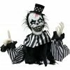 Haunted Hill Farm 1.8 ft. Groundbreaker Clown, Indoor/Outdoor Halloween Decoration, Red LED Eyes, Vile, HHFJCLOWN-2LSA