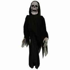 Haunted Hill Farm 10.33 ft. Standing Reaper, Indoor/Outdoor Halloween Decoration, LED Blue Eyes, Mortimer, HHRPR-13FLS